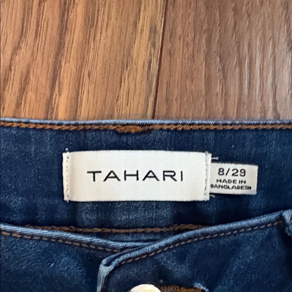 Tahari Indigo Denim Jeans - Picture 2 of 14